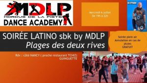Soirée latino a la plage des deux rives